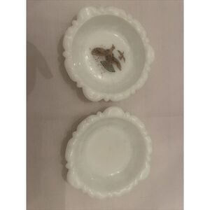 Vintage Anchor Hocking‎ And Fire King Game Bird Ashtrays